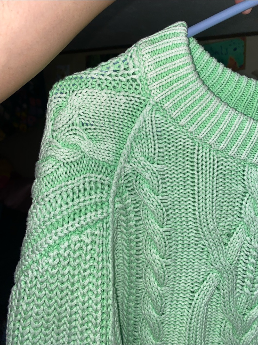Free People Frankie Cable Knit Sweater - Picture 5 of 10